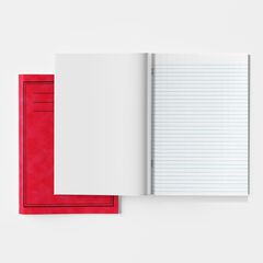 A4 Exercise Book 8mm Alternate Ruled / Plain Red 96pg 50pk  A4 Exercise Book 8mm Alternate Ruled / Plain Red 96pg 50pk  hi-res